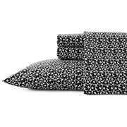 Marimekko Pikkuinen Unikko Black Full Sheet Set