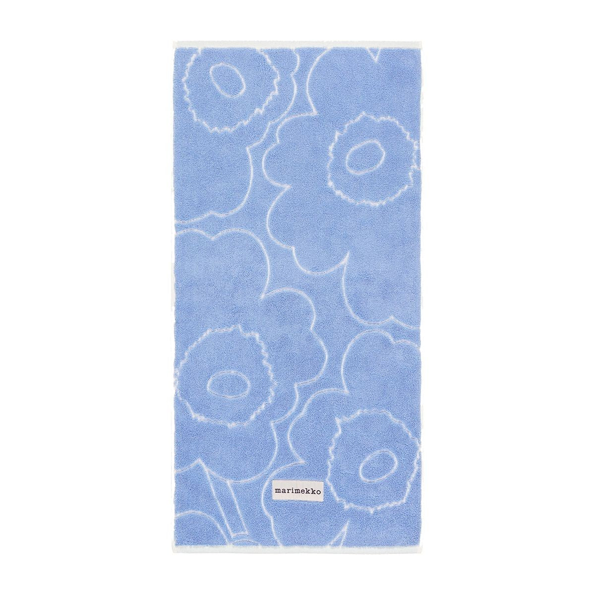 Marimekko Piirto Unikko Light Blue / White Large Hand Towel
