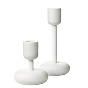 iittala Nappula White Candle Holders - Set of 2