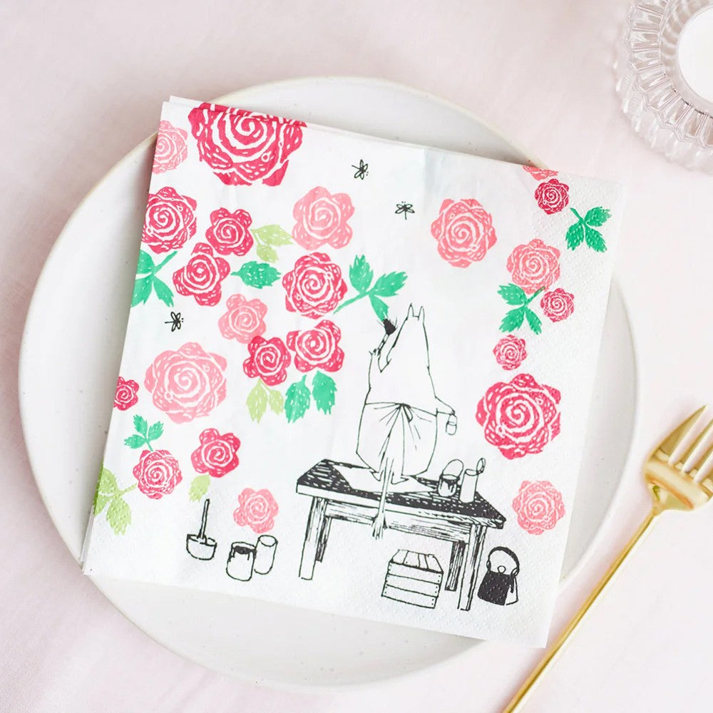 Moomin Rose Lunch Napkins