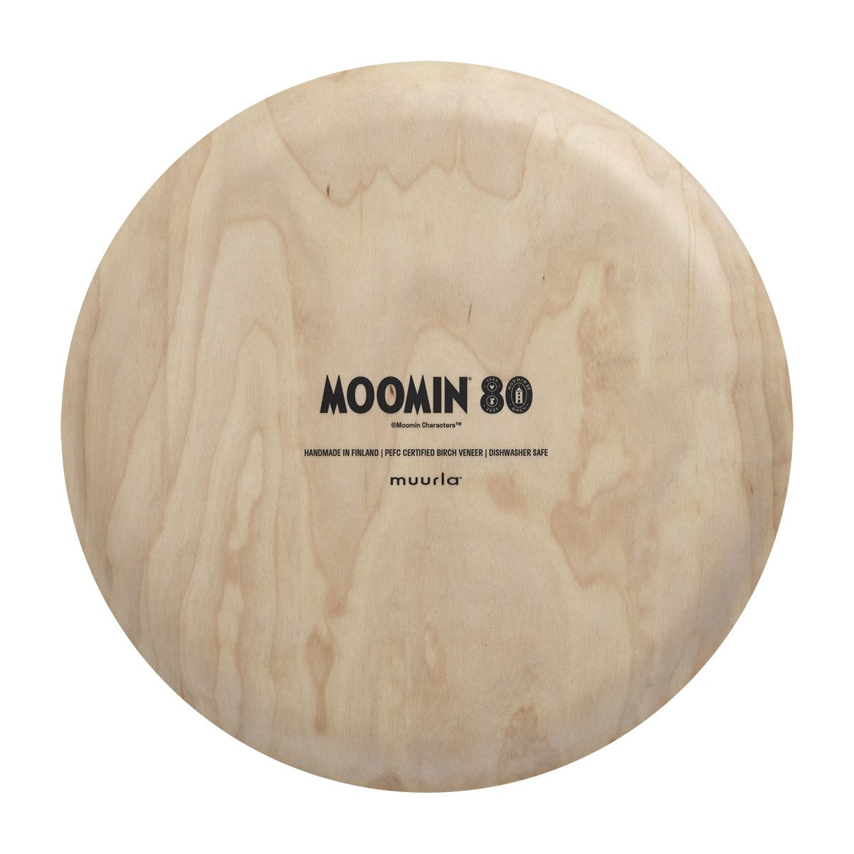 Muurla Moomin 80th Anniversary Round Tray