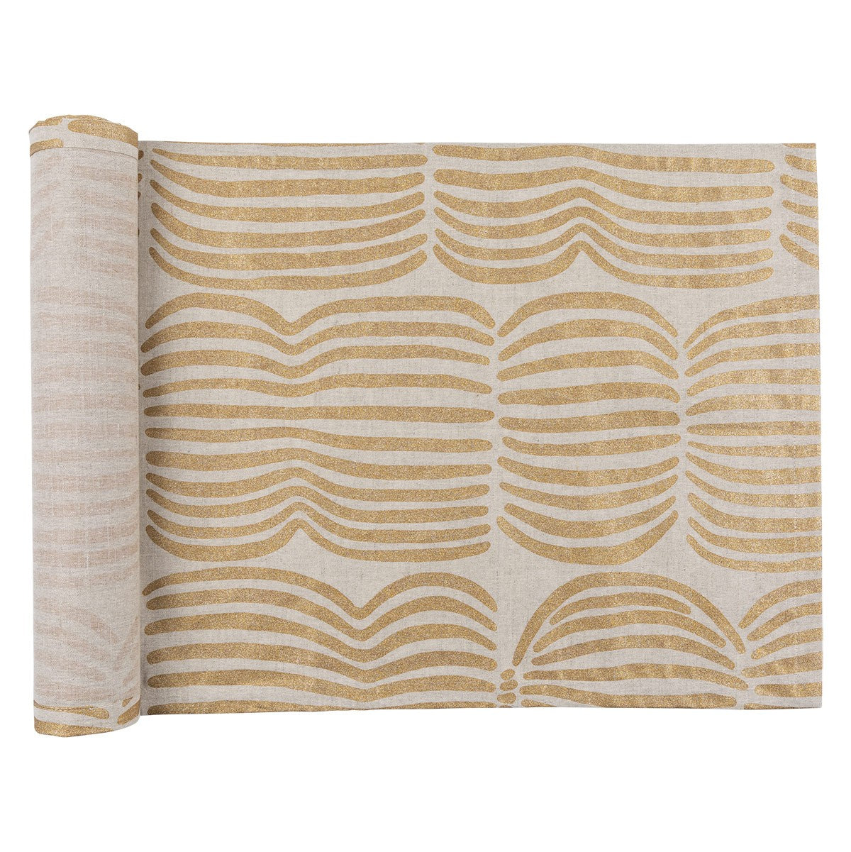 Pentik Vilja Beige / Gold Table Runner