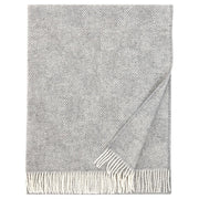 Lapuan Kankurit Maria Grey / White Wool Throw Blanket