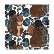 Marimekko Kurre Brown / Black / Dark Green Lunch Napkins