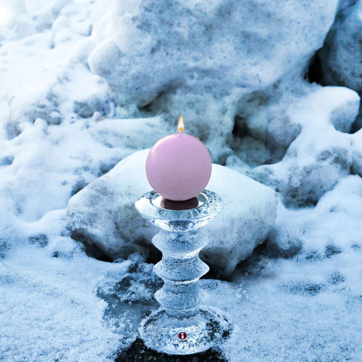 Festivo Plum Ball Candles - Set of 2