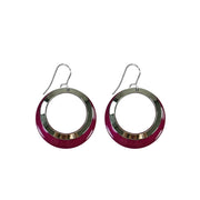 Pohjolan Helmi Duetto Fuchsia Earrings
