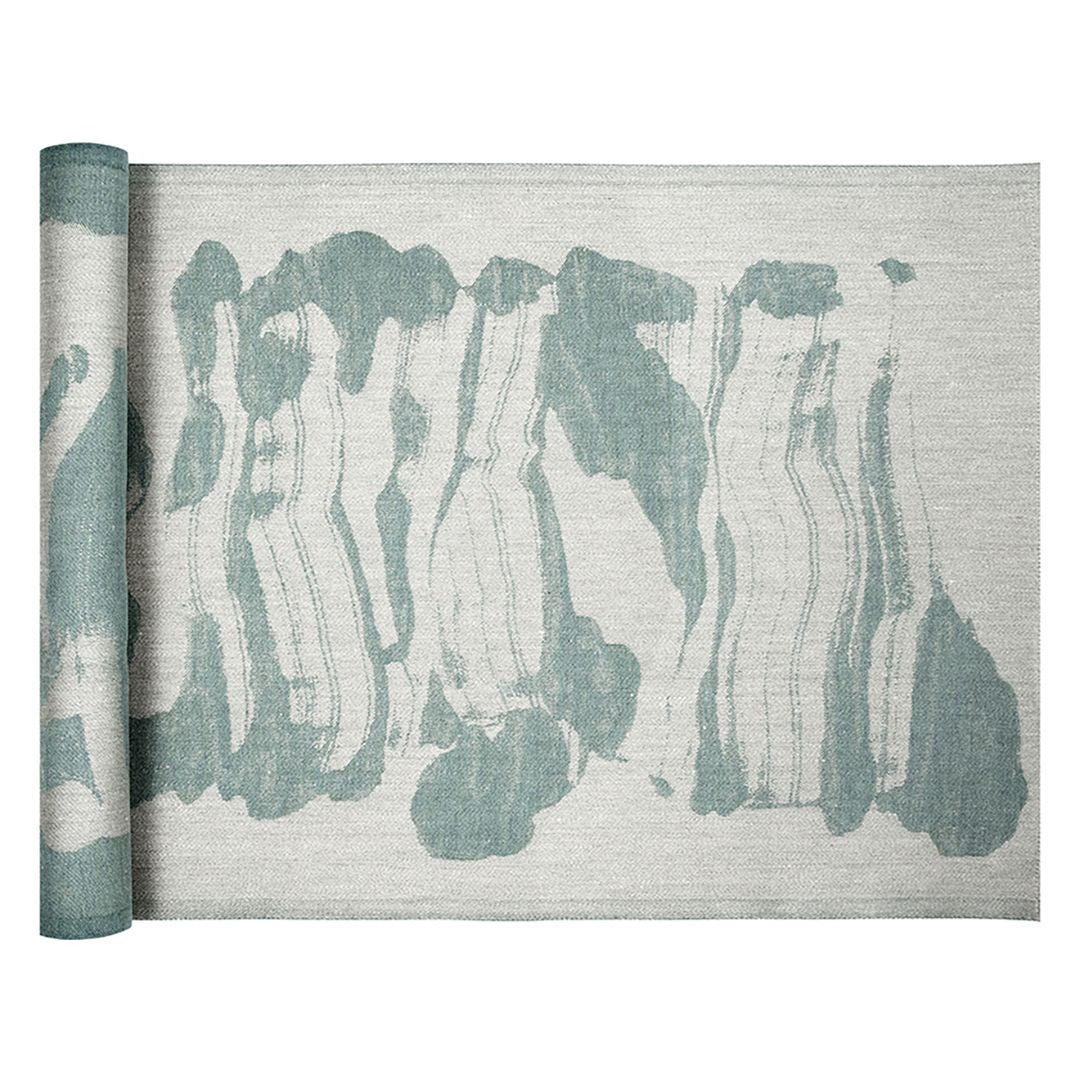 Lapuan Kankurit Savu Beige / Green Sauna Bench Cover