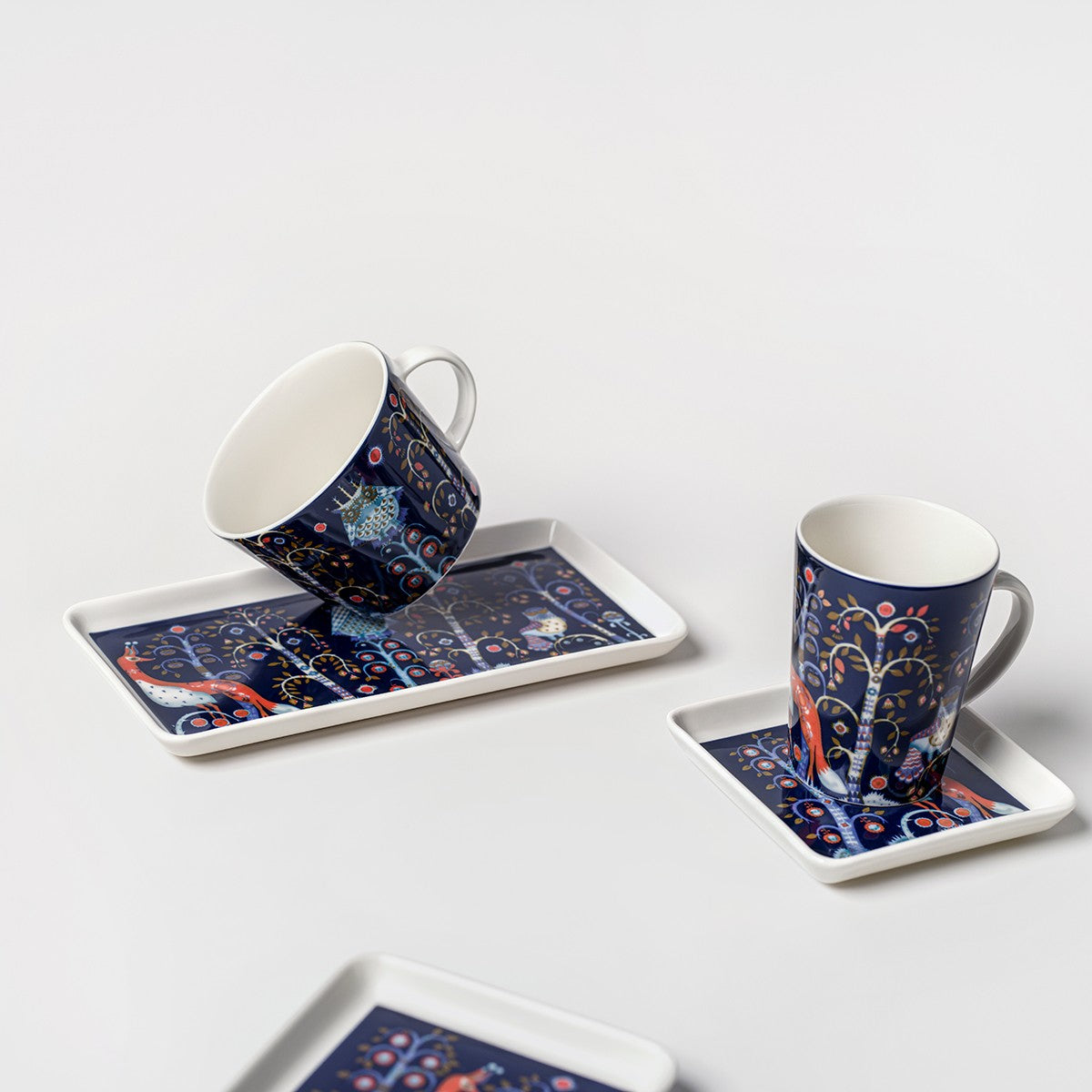 iittala Taika Blue Rectangle Plate