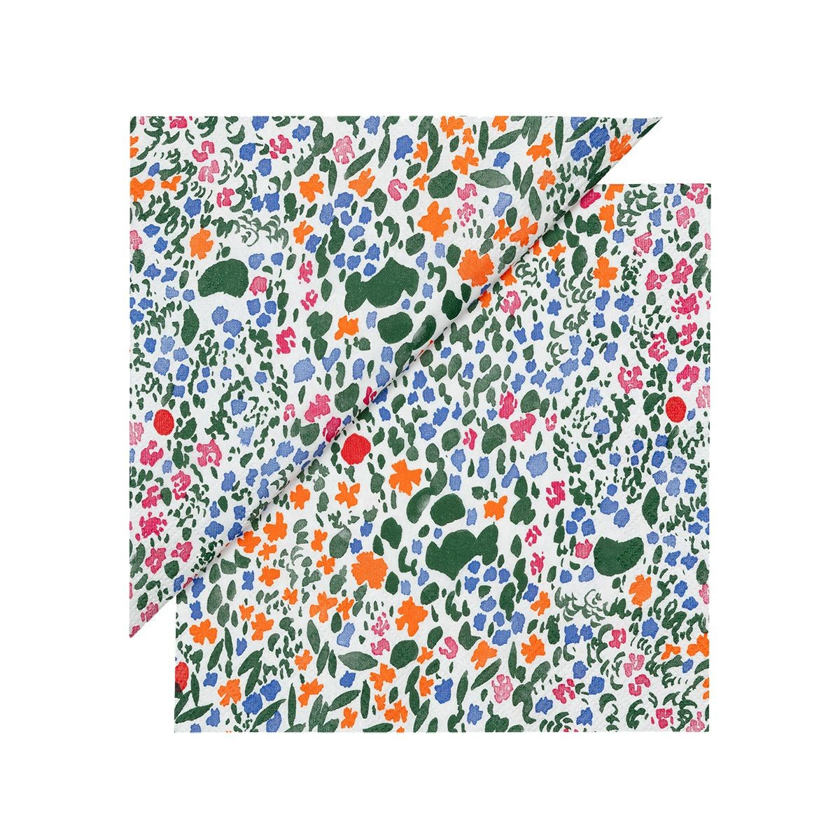 Marimekko Rantaniitty Green / Orange / Multi Cocktail Napkins