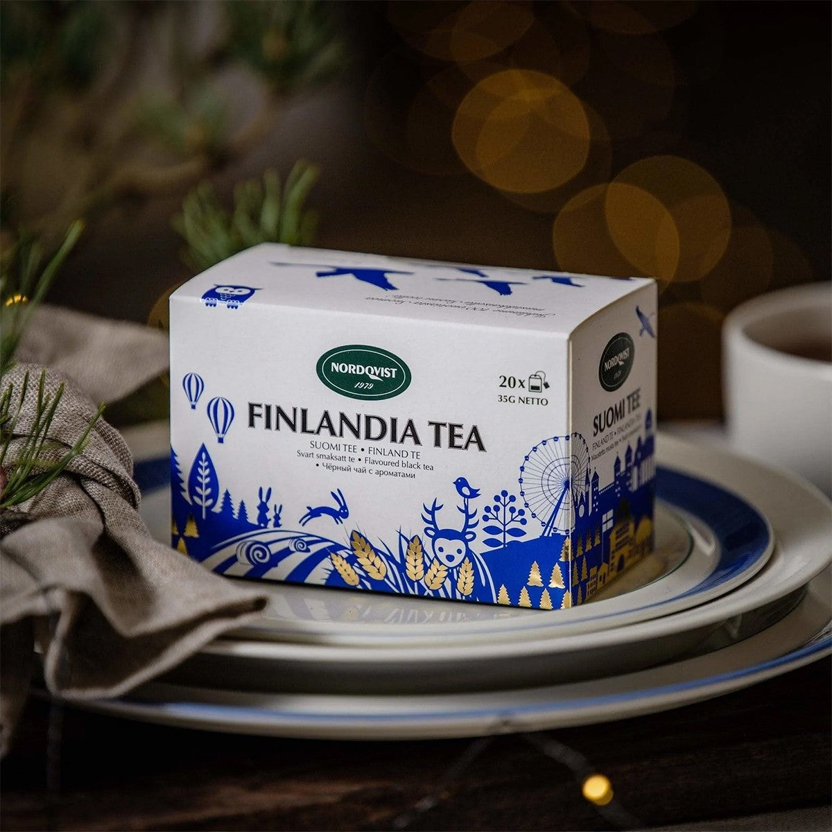 Nordqvist Finlandia Blueberry Flavored Black Tea