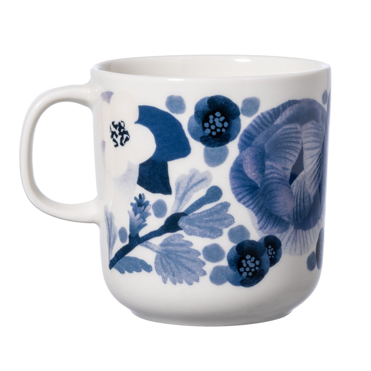 Pentik Lapin Kukka Blue / White Mug - 12 oz