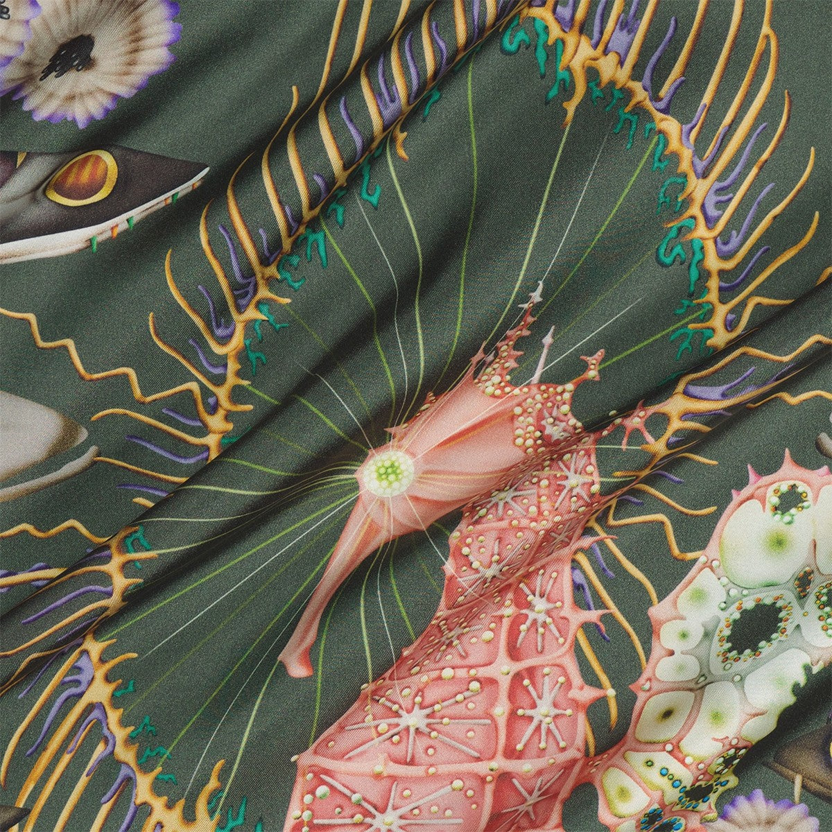 Klaus Haapaniemi Hippokampos Silk Twill Scarf