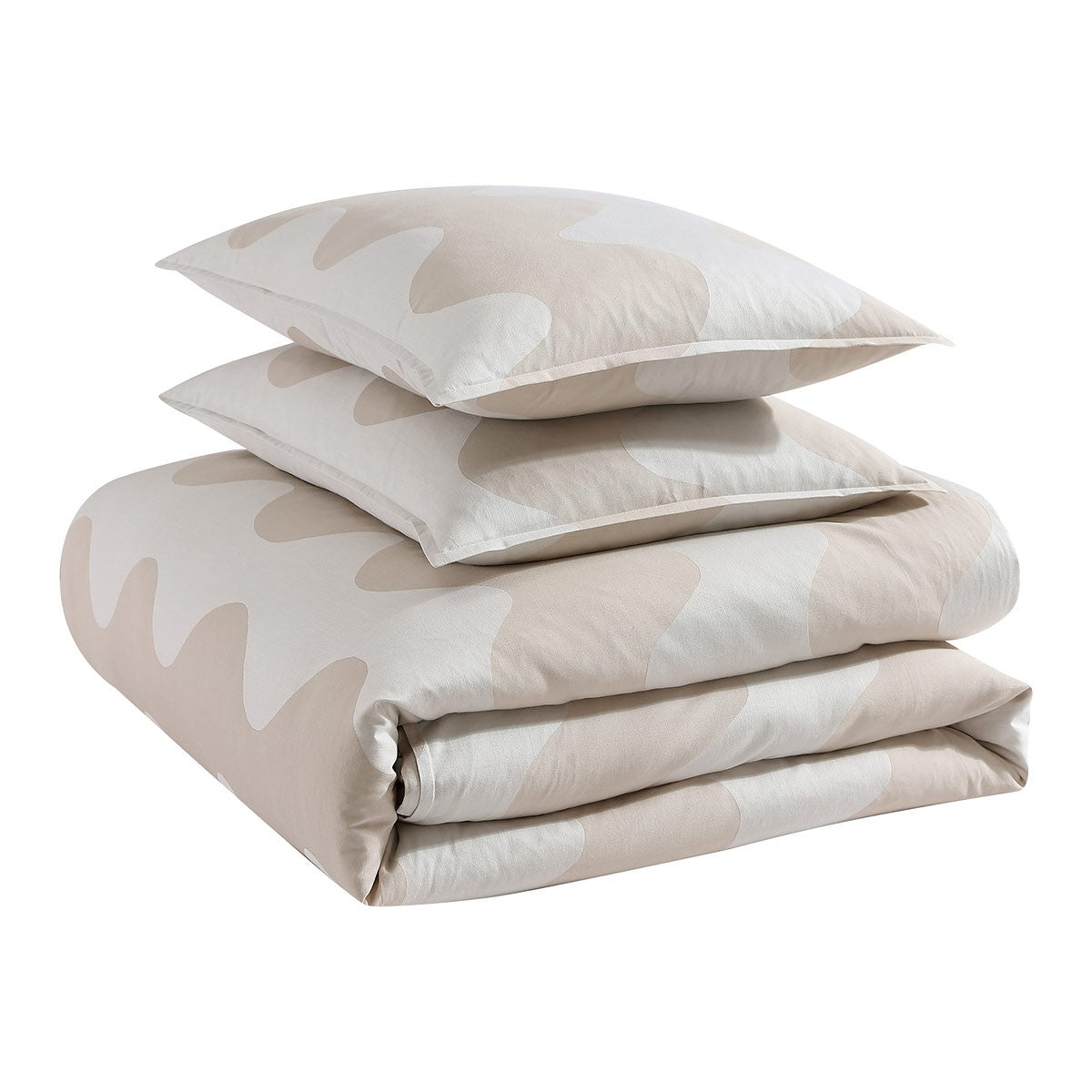 Marimekko Lokki Beige / White Full / Queen Duvet Cover Set
