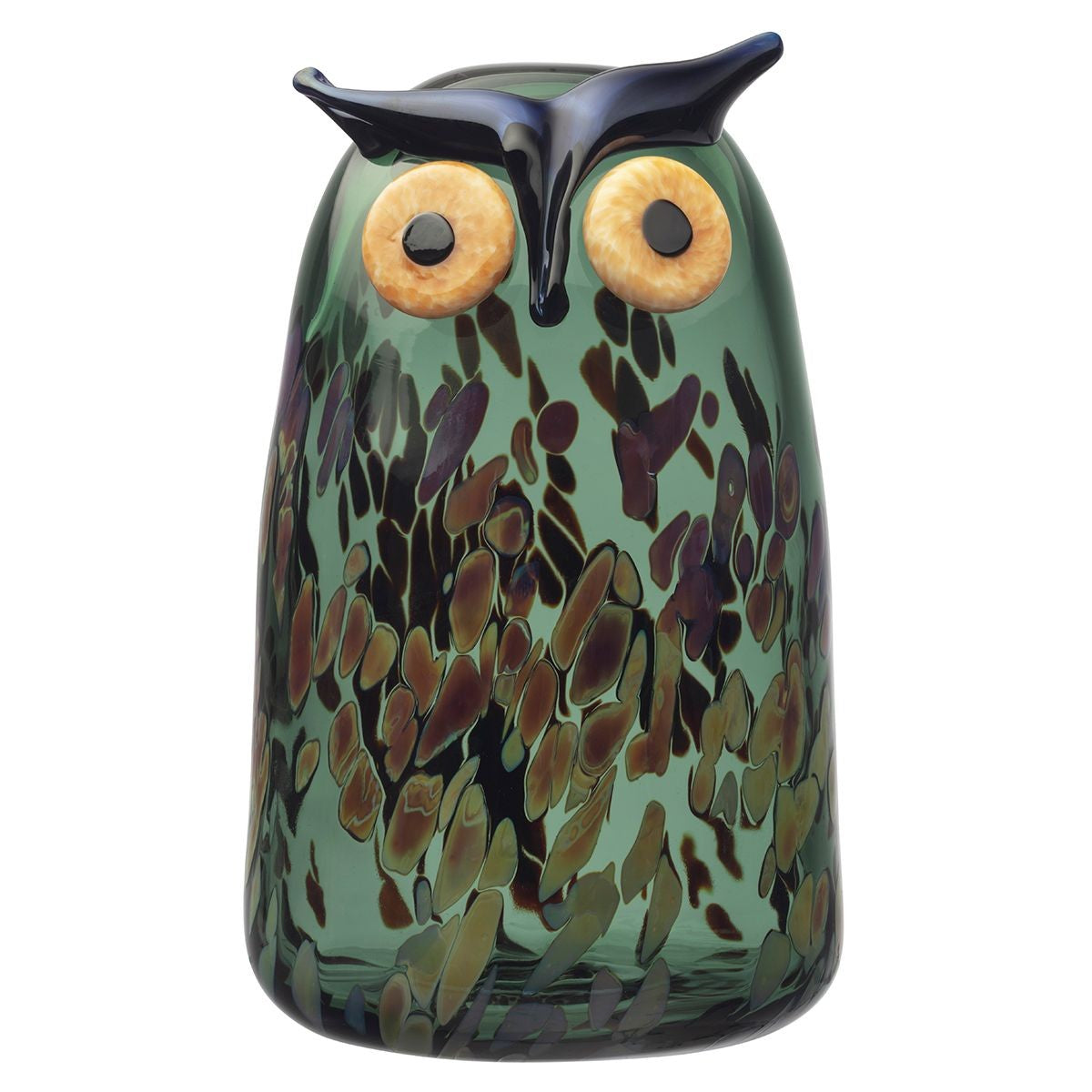 iittala Toikka Pine Green Large Long-Eared Owl - New