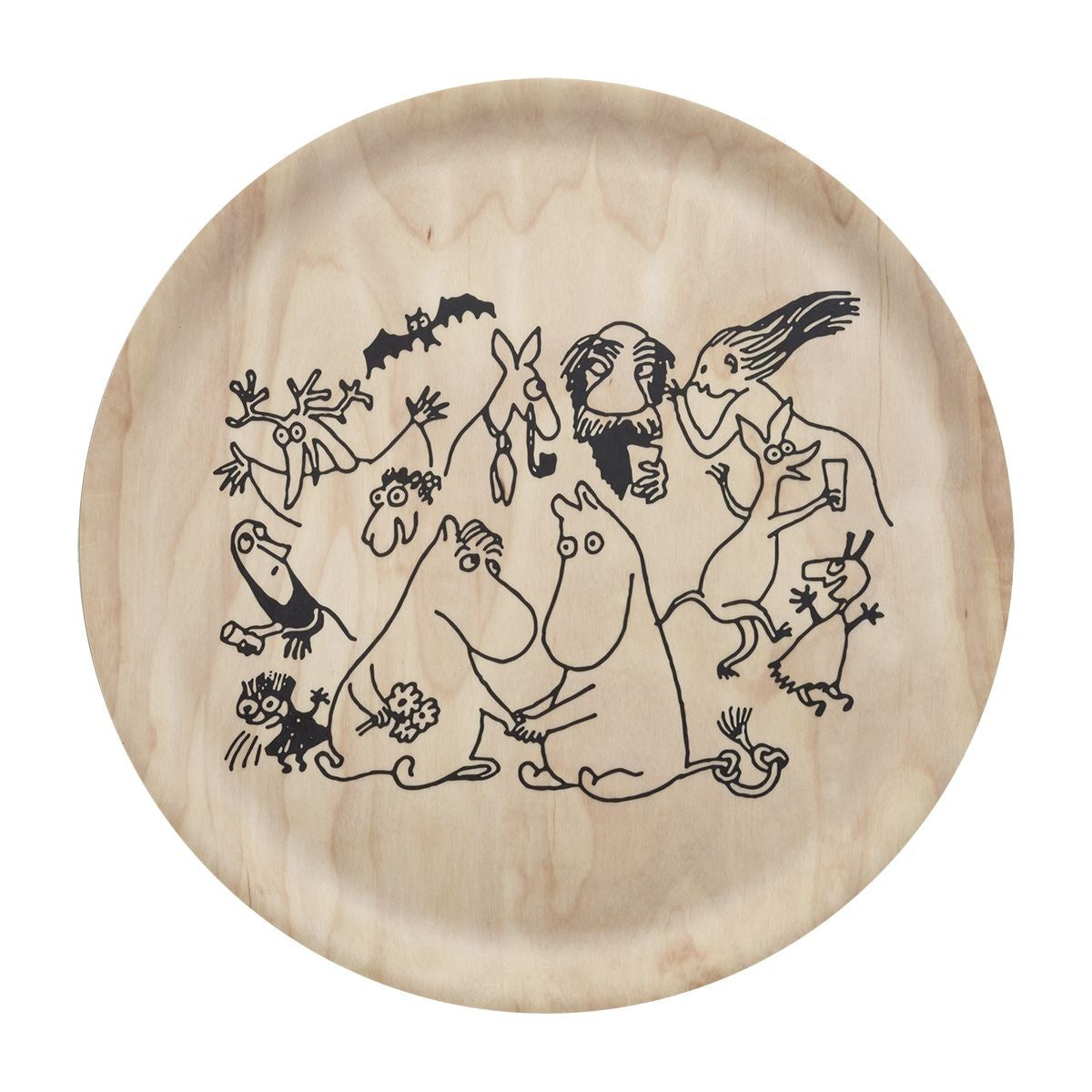 Muurla Moomin 80th Anniversary Round Tray