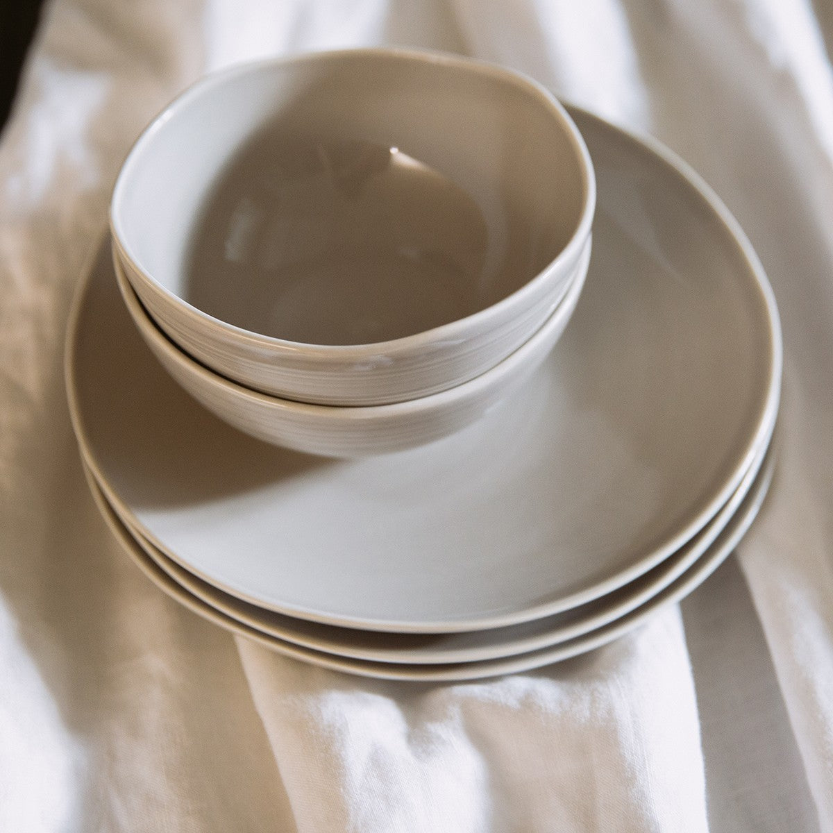 Pentik Kallio Grey Dessert Plate