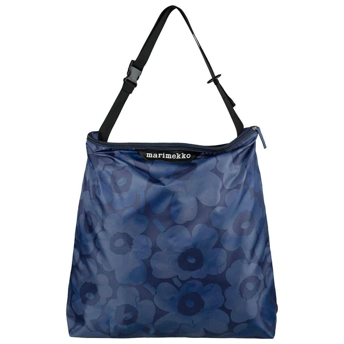Marimekko Unikko Dark Blue Large Neat Crossbody Shoulder Bag - New