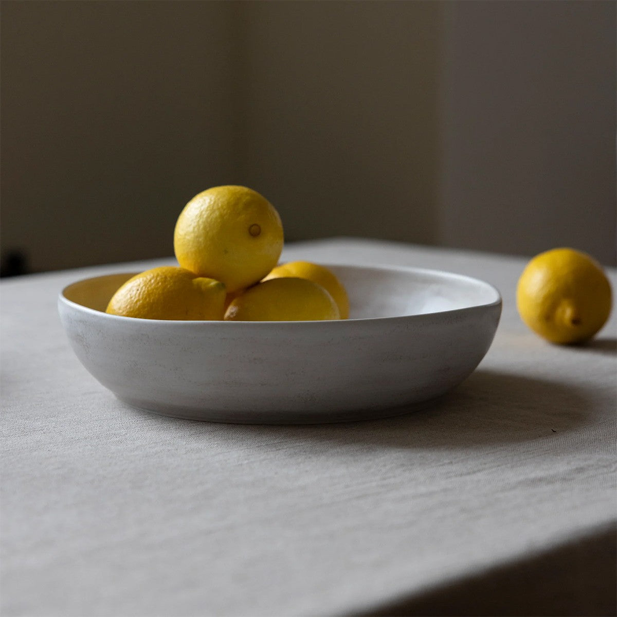 Pentik Kivi Beige Serving Bowl