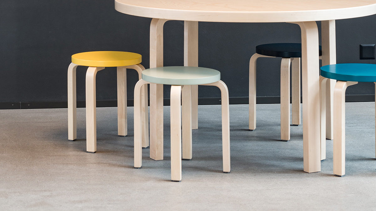 Artek Alvar Aalto E60 - Four Legged Stool