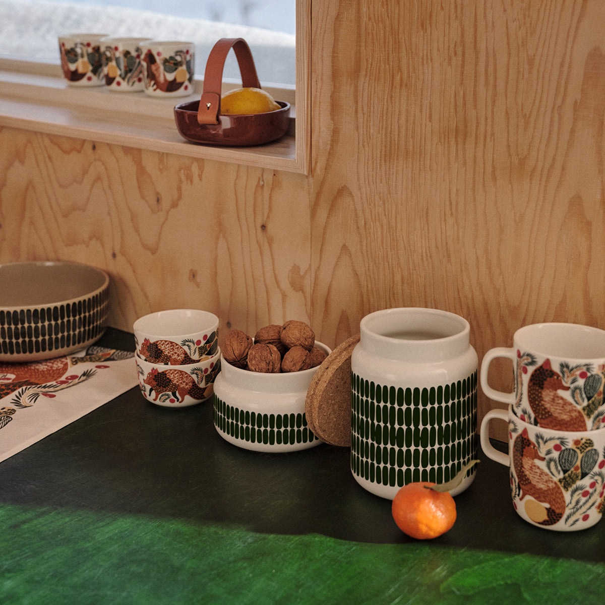 Marimekko Ketunmarja White Dinnerware