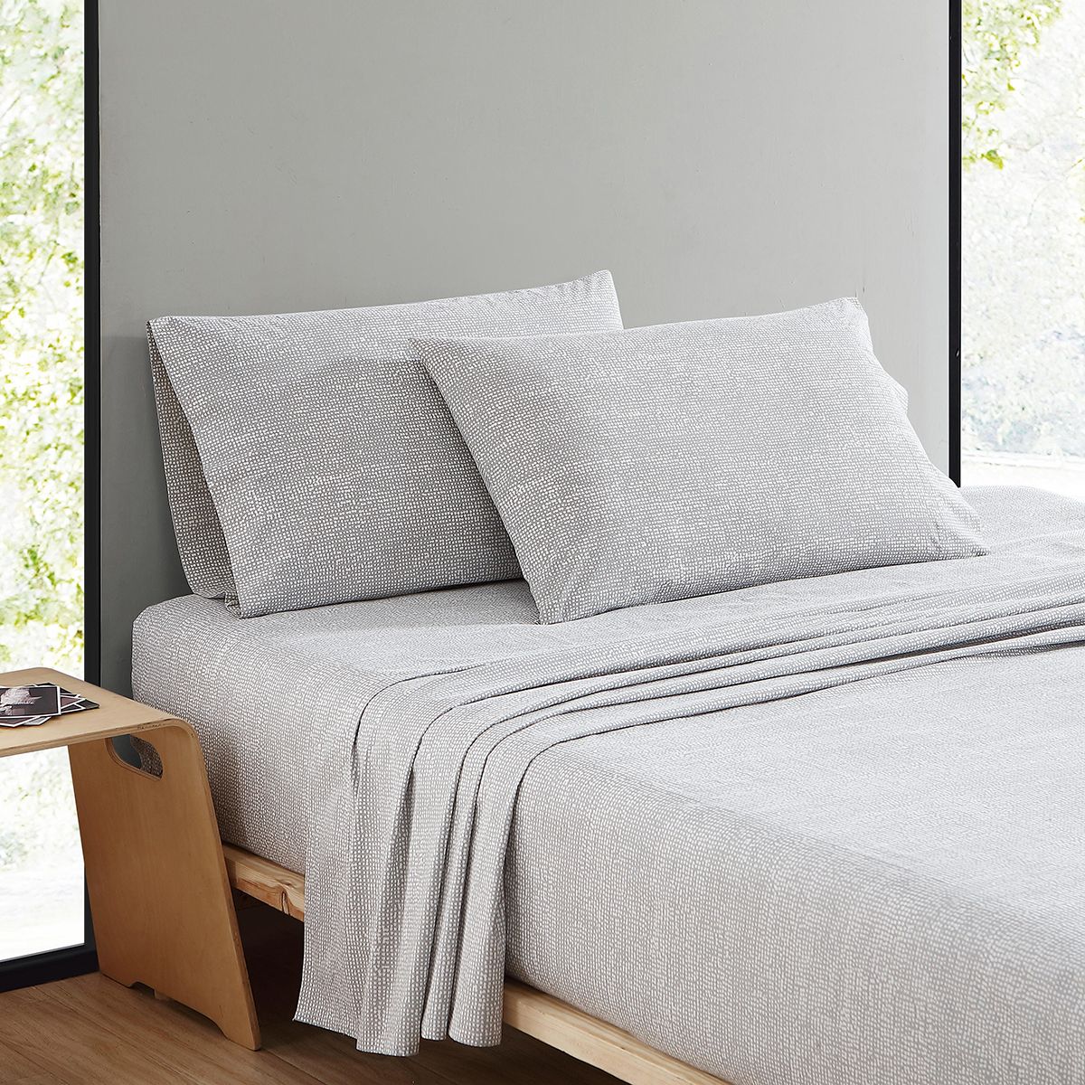 Marimekko Orkanen Grey / White Sheets