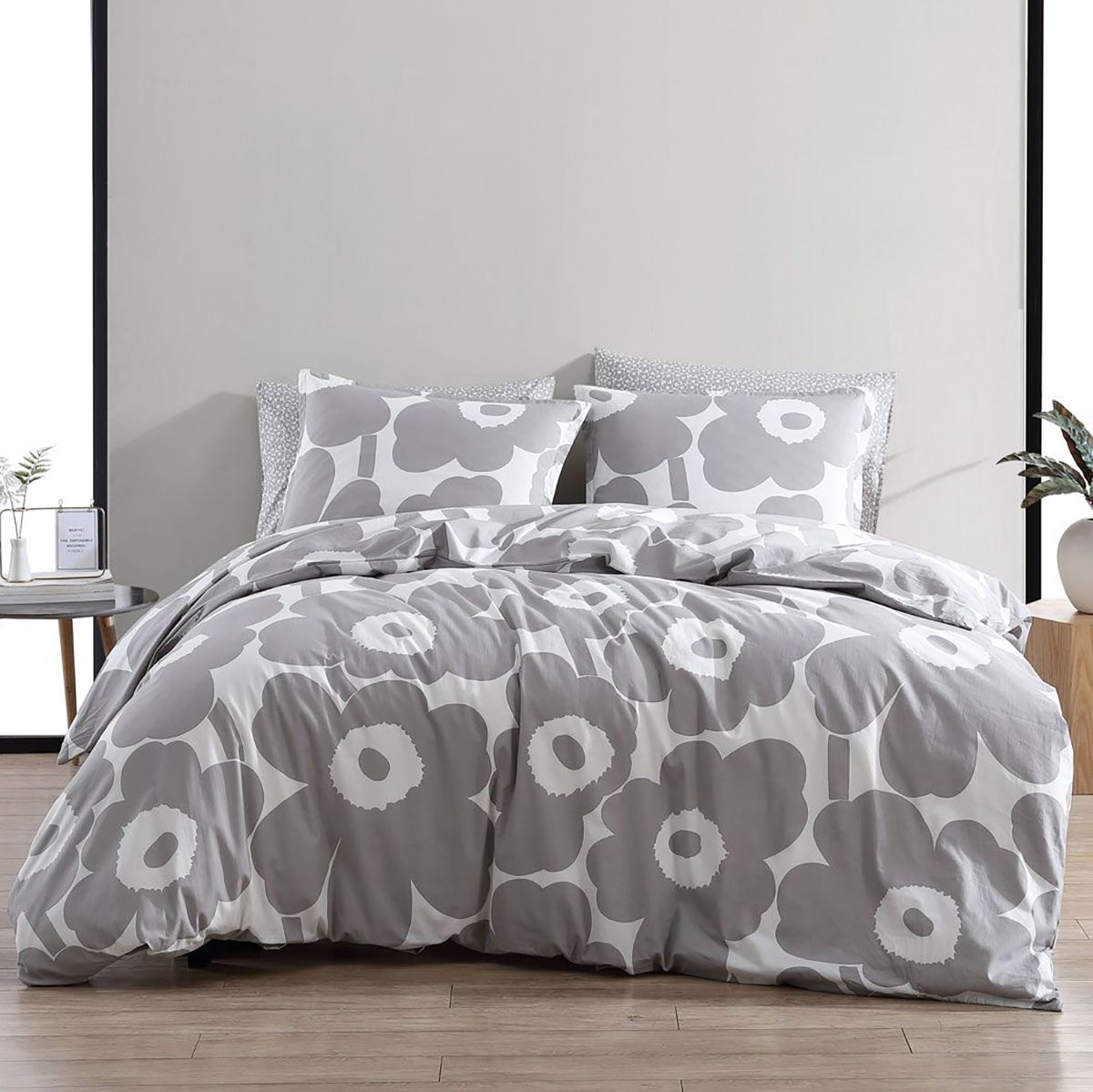 Marimekko Unikko Grey Bedding