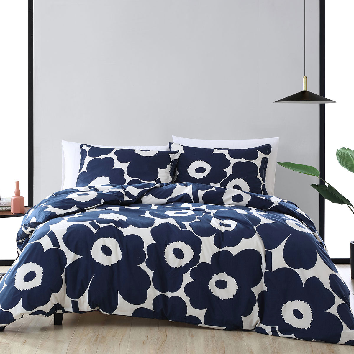Marimekko Unikko Indigo Bedding
