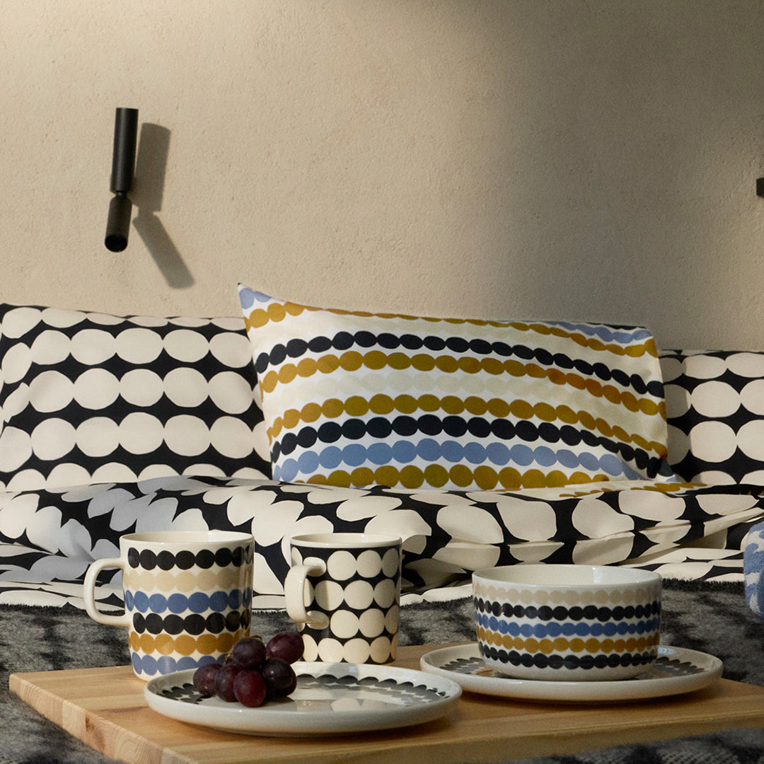 Marimekko Rasymatto White / Charcoal Mug