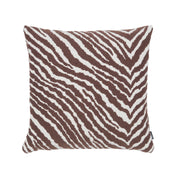 Artek Zebra Brown / White Throw Pillow
