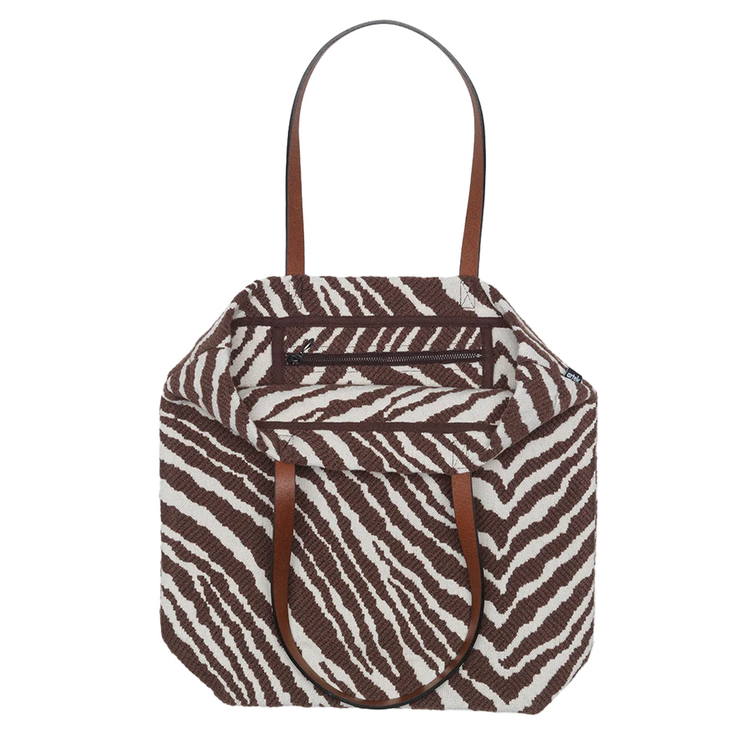 Artek Zebra Brown / White Tote Bag