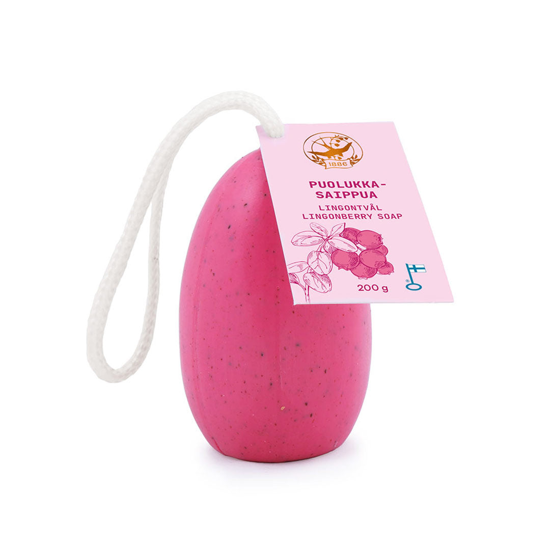 Lingonberry Soap on a Rope