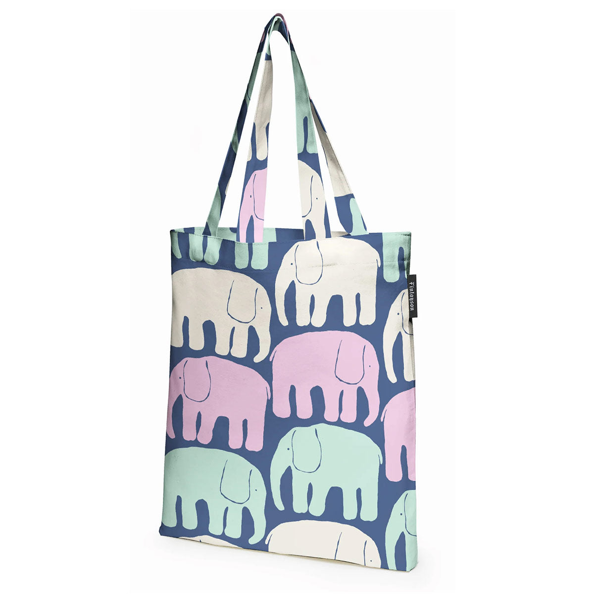 Finlayson Elefantti Dark Blue / Multi Tote Bag
