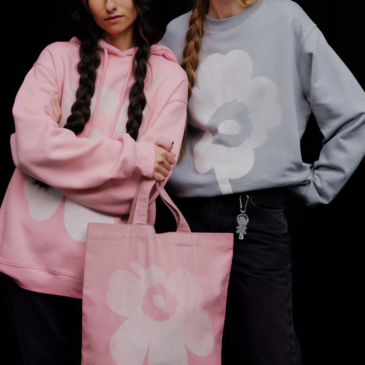 Marimekko Vankka Unikko Pink / Off White Kioski Tote Bag