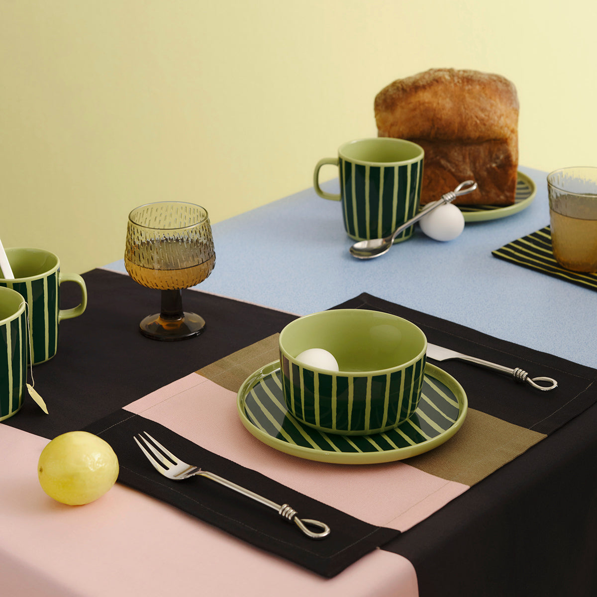 Marimekko Piccolo Dark Green / Pear Large Mug