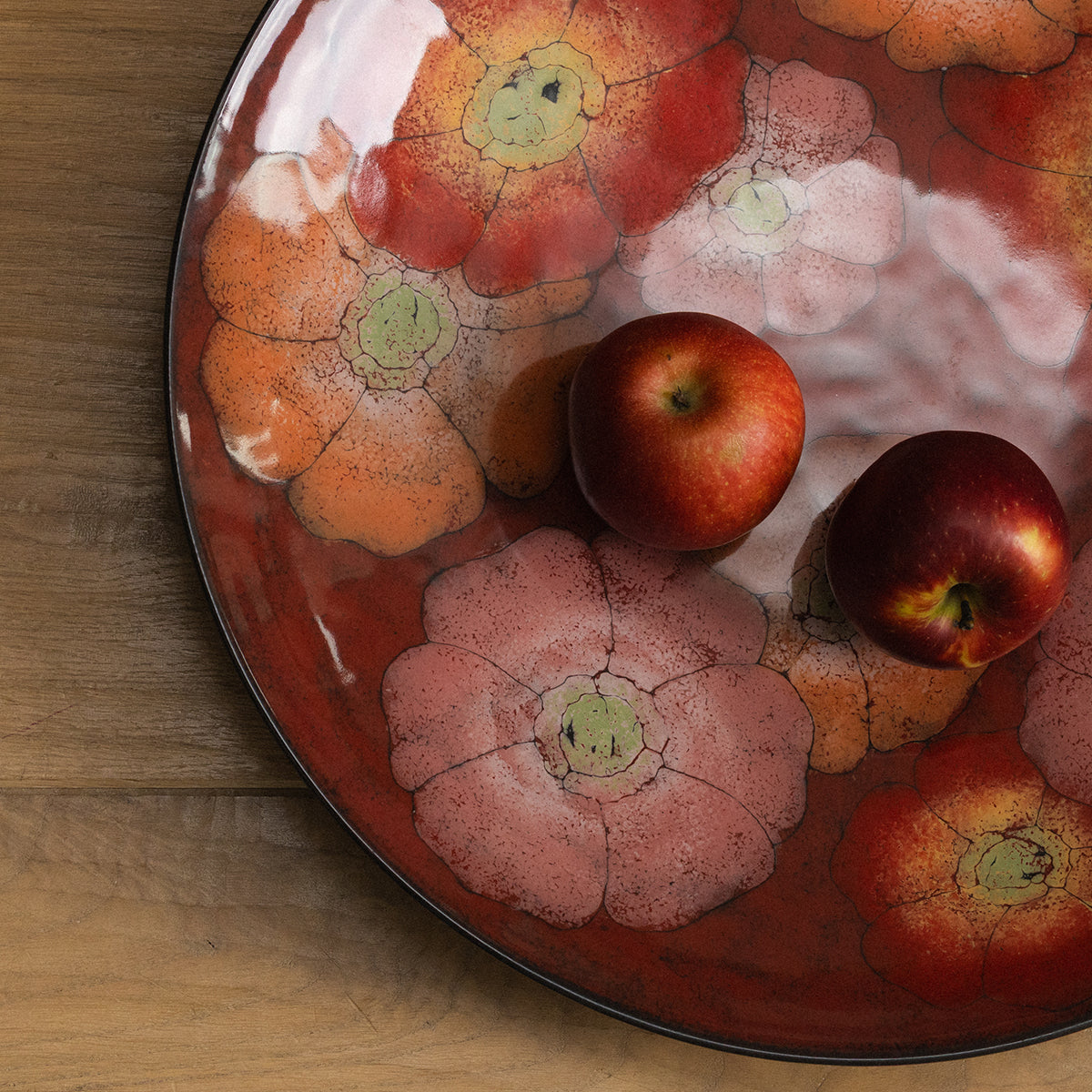 Pentik Leinikki Studio Red Serving Plate