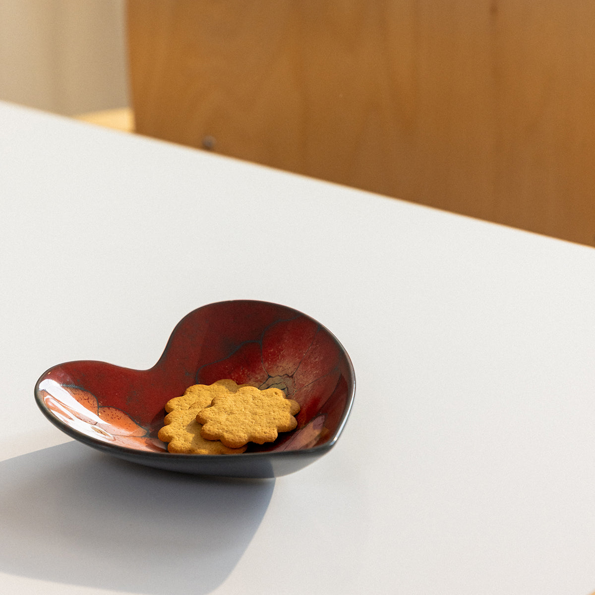 Pentik Leinikki Studio Red Heart Bowl