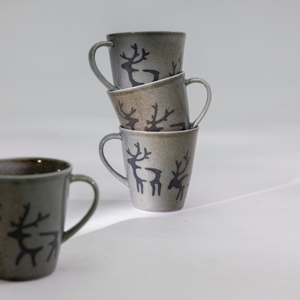 Pentik Saaga Grey Mug - 10 oz
