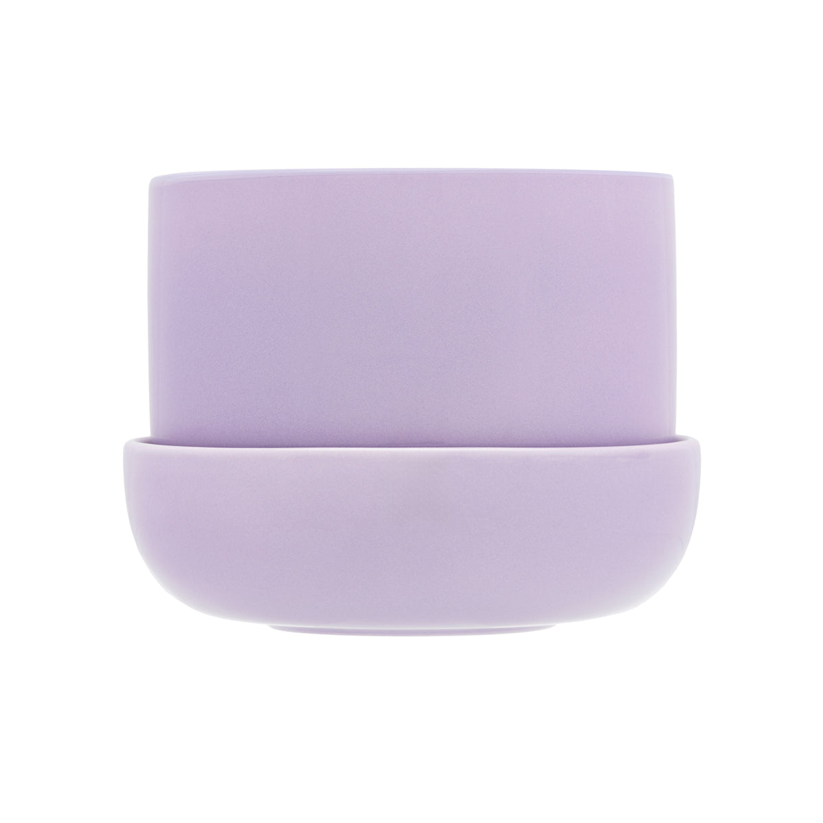 iittala Nappula Lilac Small Plant Pot w/ Saucer