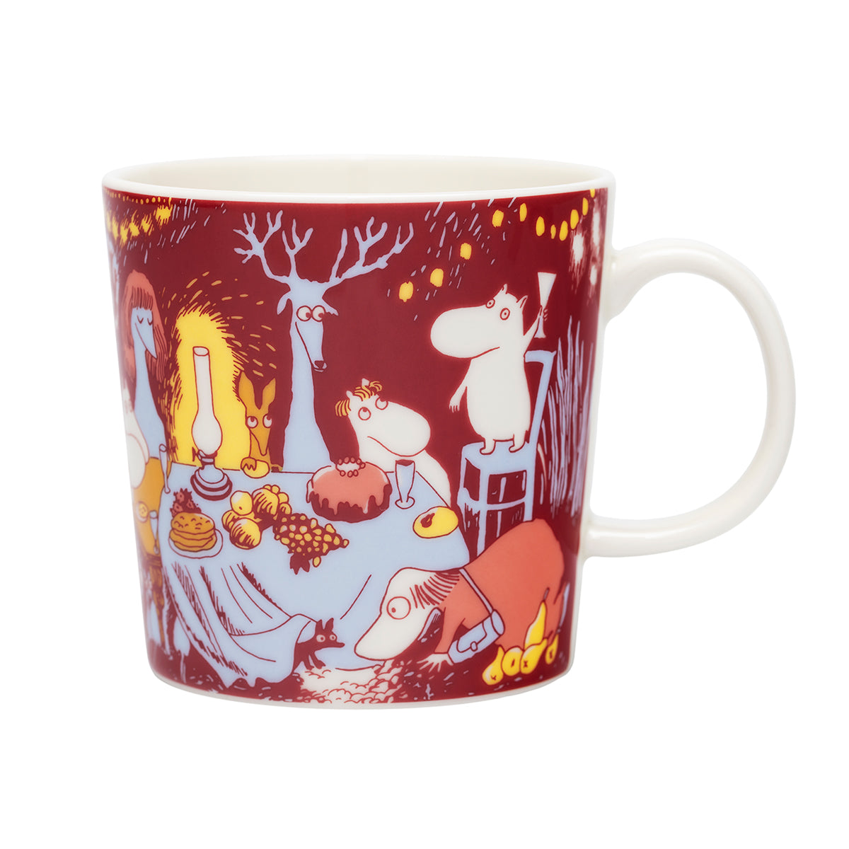 Arabia Moomin Festive Moments Mug - 80th Anniversary