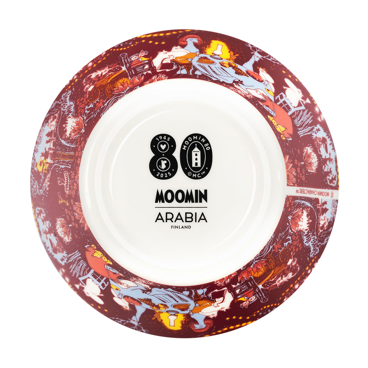 Arabia Moomin Festive Moments Bowl - 80th Anniversary
