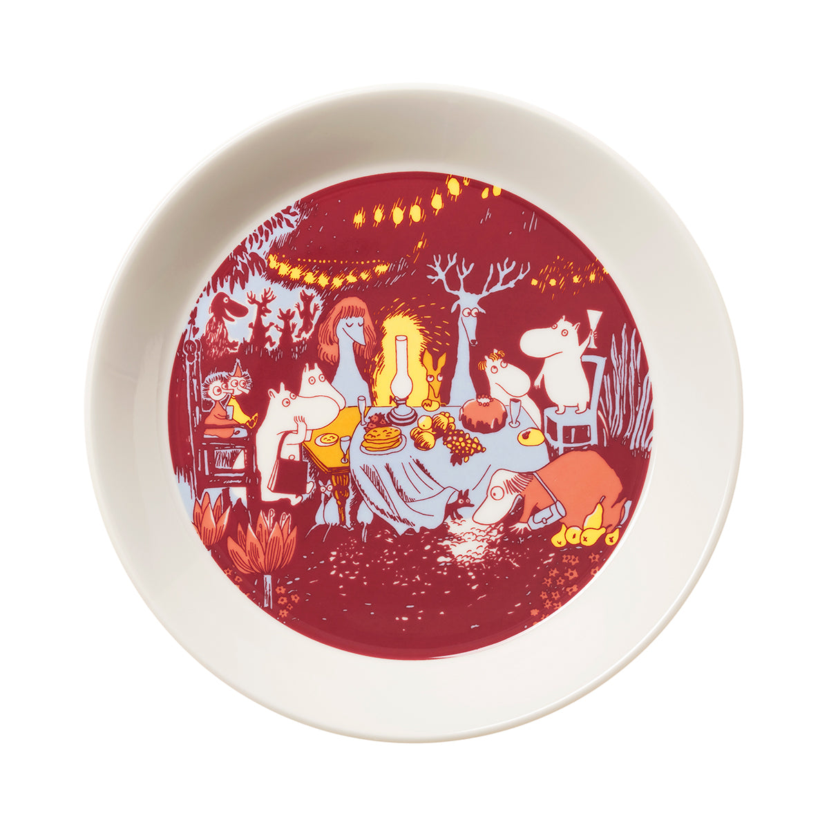 Arabia Moomin Festive Moments Plate - 80th Anniversary