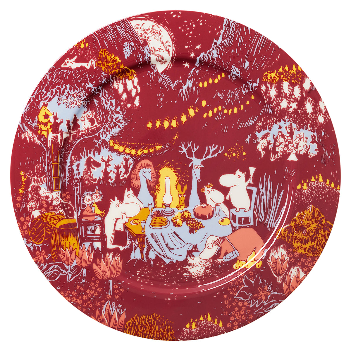 Arabia Moomin Festive Moments Serving Plate - 80th Anniversary
