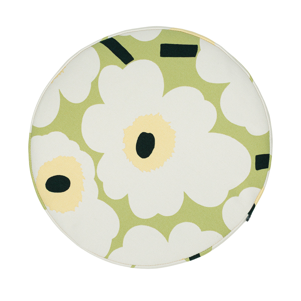 Marimekko Unikko Pear Green / Off White / Sand Seat Cushion