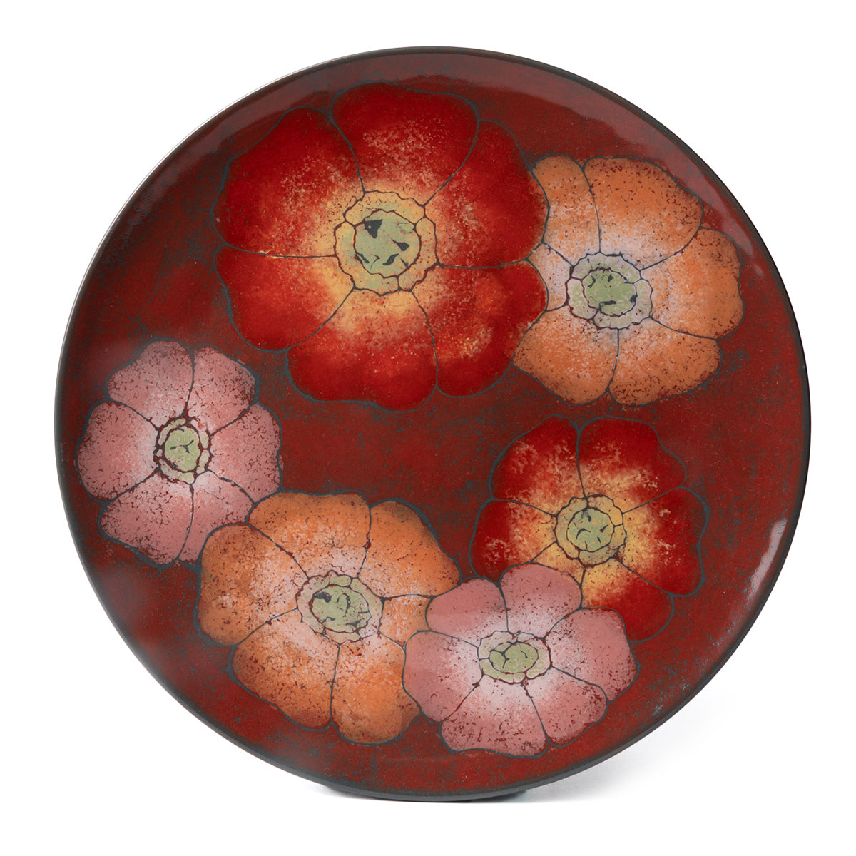 Pentik Leinikki Studio Red Serving Plate