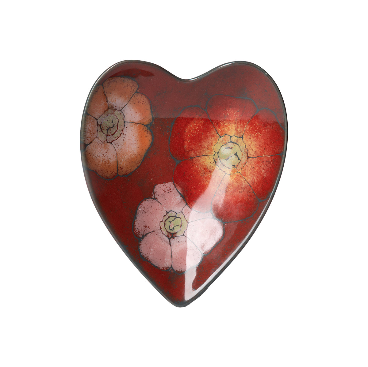 Pentik Leinikki Studio Red Heart Bowl
