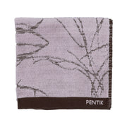 Pentik Haave Mauve / Dark Brown Hand Towel