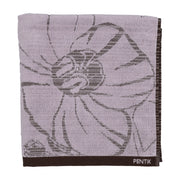 Pentik Haave Mauve / Dark Brown Bath Towel
