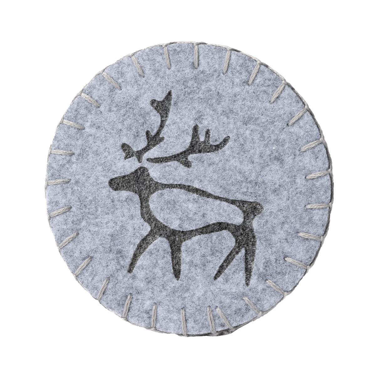 Pentik Saaga Grey / Dark Grey Coasters - Set of 4