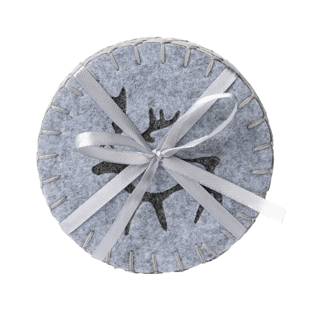 Pentik Saaga Grey / Dark Grey Coasters - Set of 4