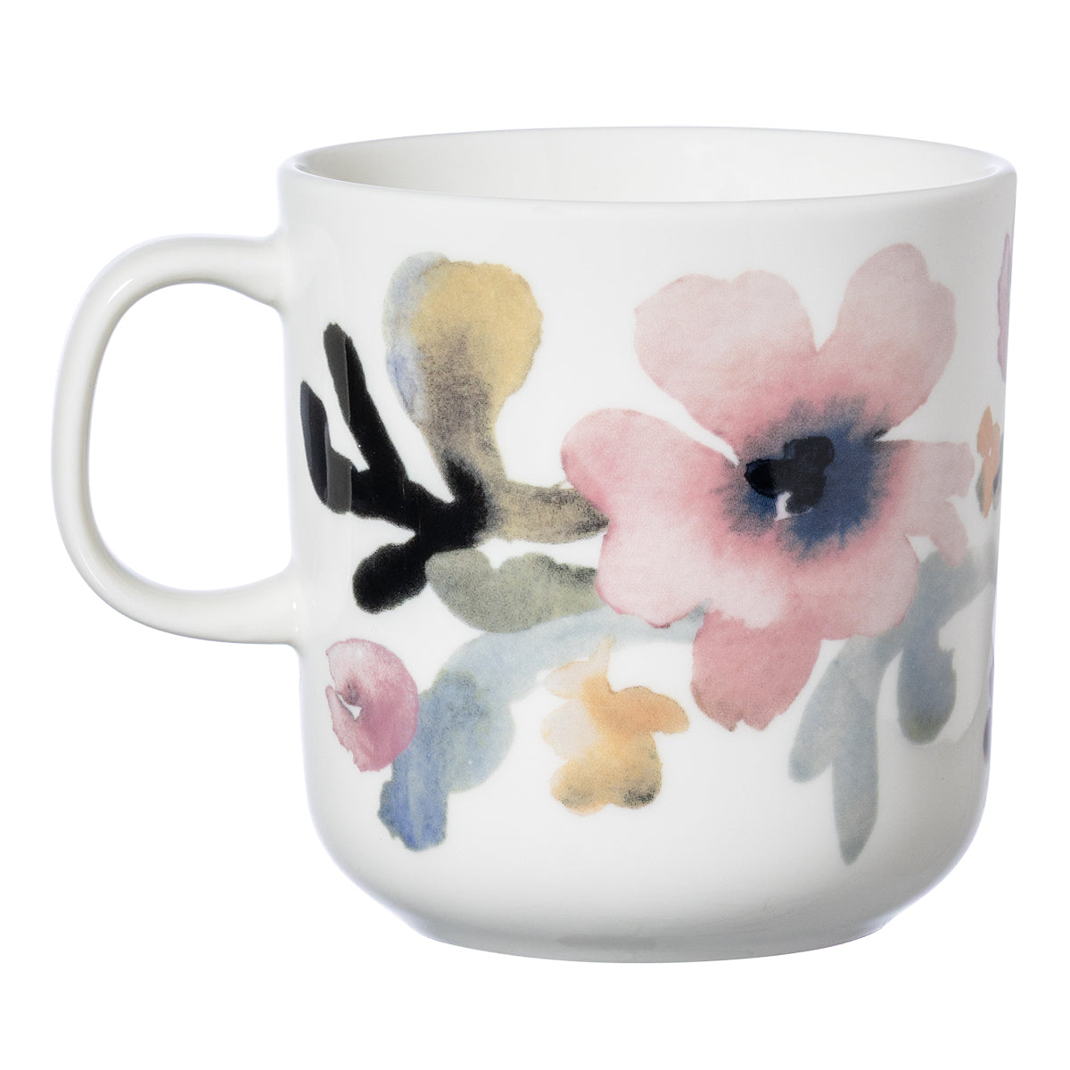Pentik Ruusumalva Pink / Multi Mug - 12 oz